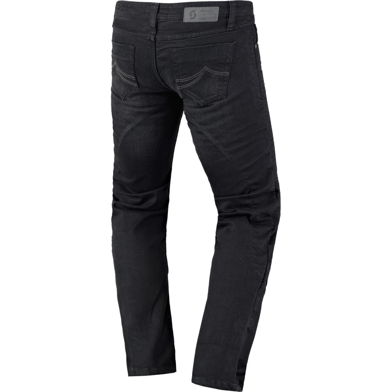 Sieviešu SCOTT Denim Stretch motocikla džinsi Black