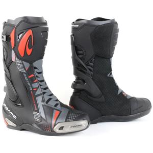 Forma Phantom motocikla zābaki melni-pelēki-sarkani