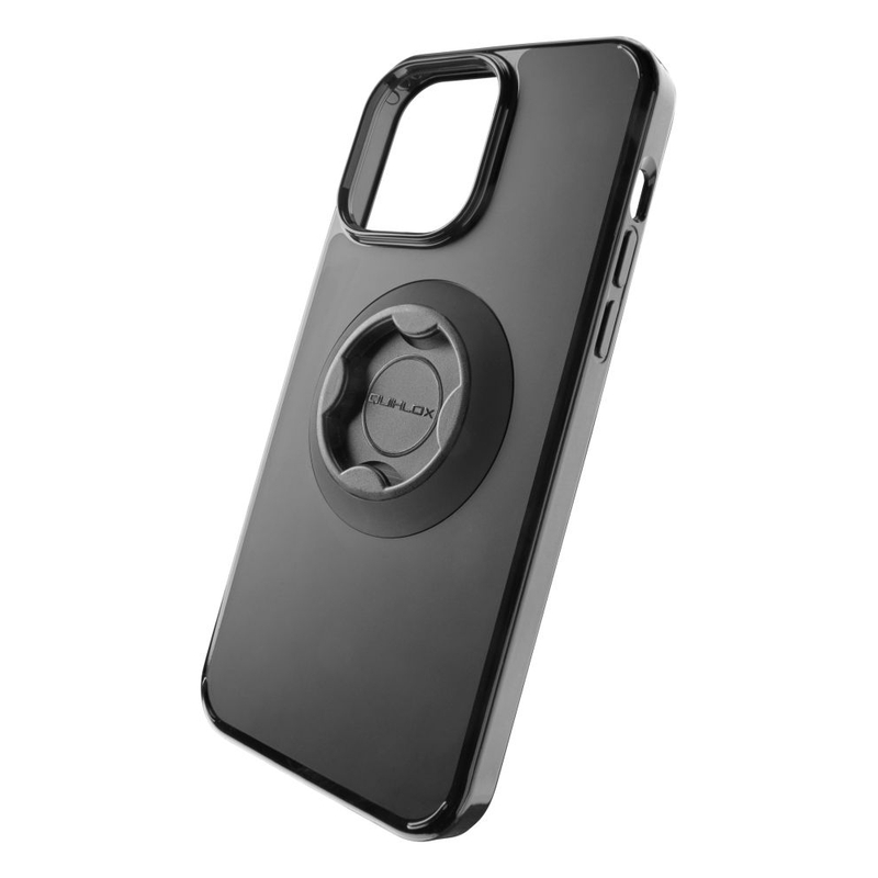 Aizsargvāciņš Interphone QUIKLOX priekš Apple iPhone 12 un 12 Pro melns