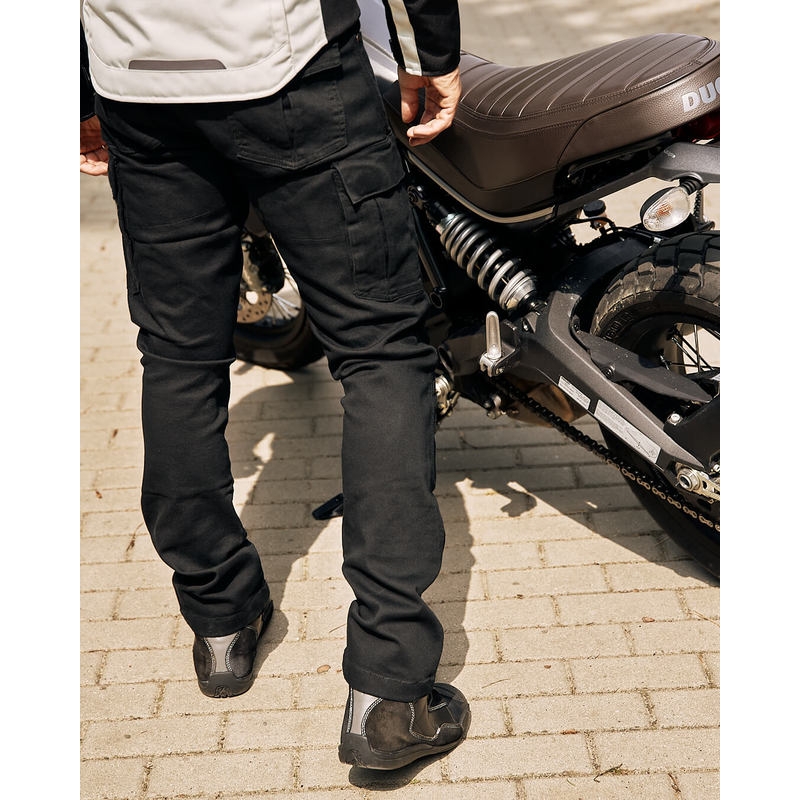 Ozone Shadow II Black Motocikla džinsi izpārdošana
