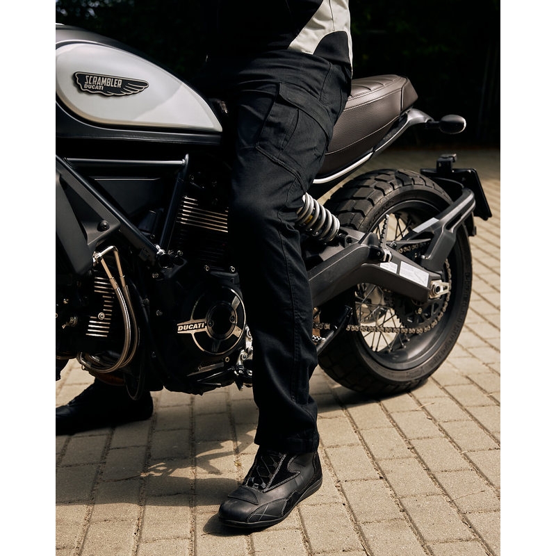 Ozone Shadow II Black Motocikla džinsi izpārdošana