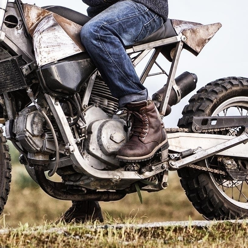 Motocikla zābaki Stylmartin Ace brūni