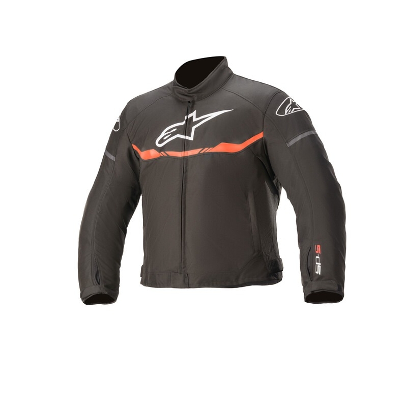 Alpinestars T-SP S Ūdensnecaurlaidīga bērnu motocikla jaka balta, sarkana un melna