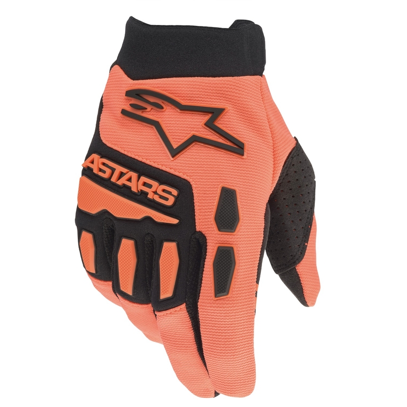 Dětské motokrosové rukavice Alpinestars Full Bore černo-oranžové