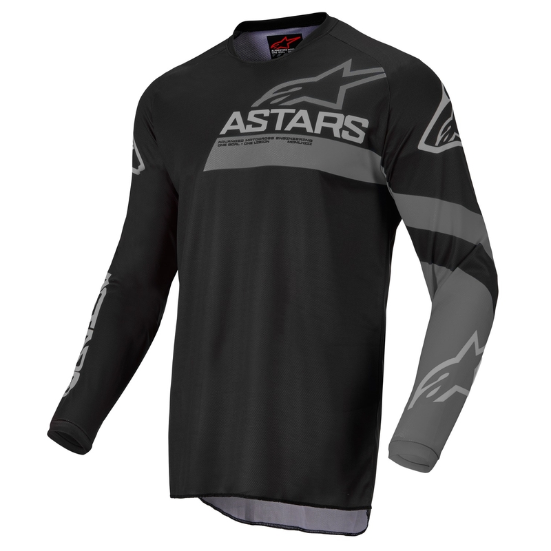 Dětský motokrosový dres Alpinestars Racer Graphite černo-šedý