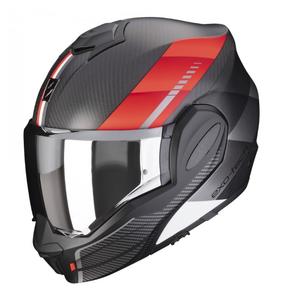 Scorpion EXO-TECH EVO Carbon Genus melns-sarkans matēts