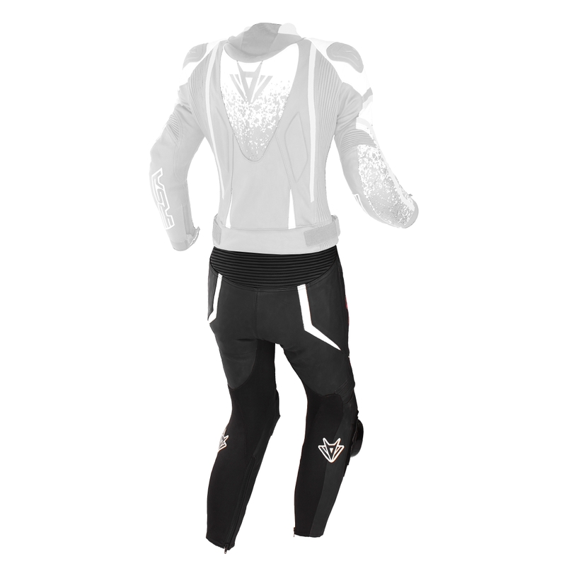 Sieviešu RSA GT2 Black-White-Fluo Pink motocikla bikses izpārdošana