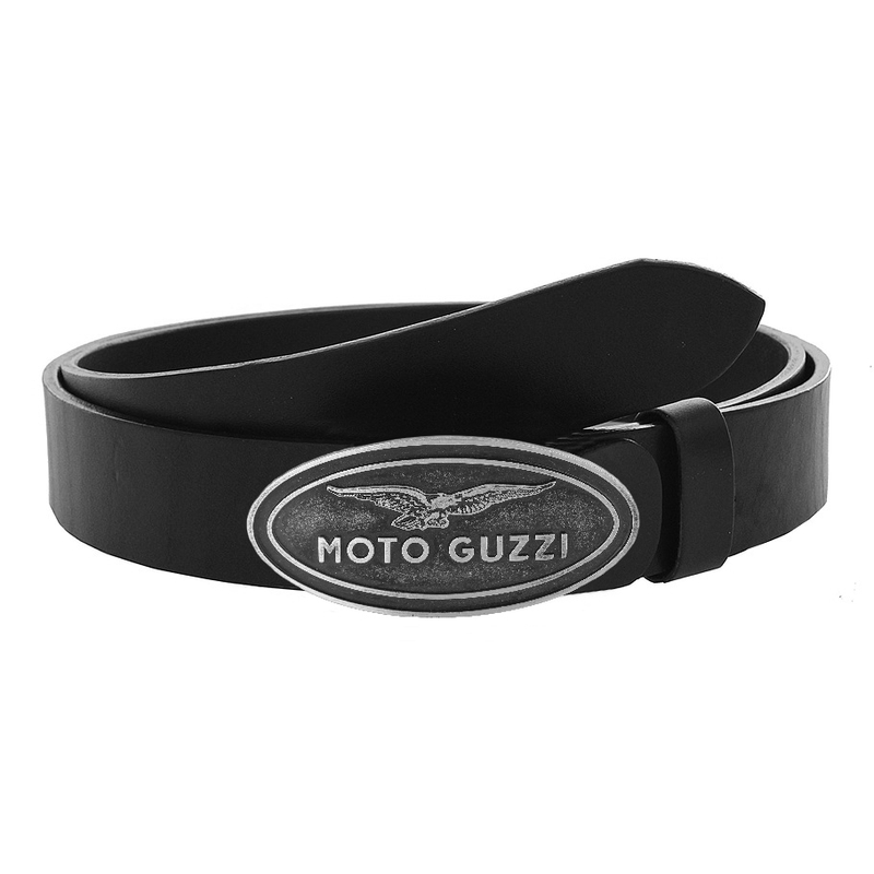 Ādas moto josta ar Moto Guzzi sprādzi