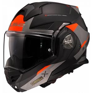 LS2 FF901 Advant X Oblivion melns-arkans-titāns atvāžamā moto ķivere