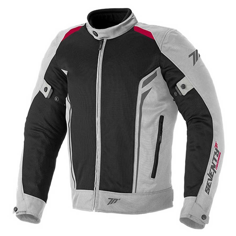 Motocikla jaka SEVENTY DEGREES SD-JT32 black-grey-red