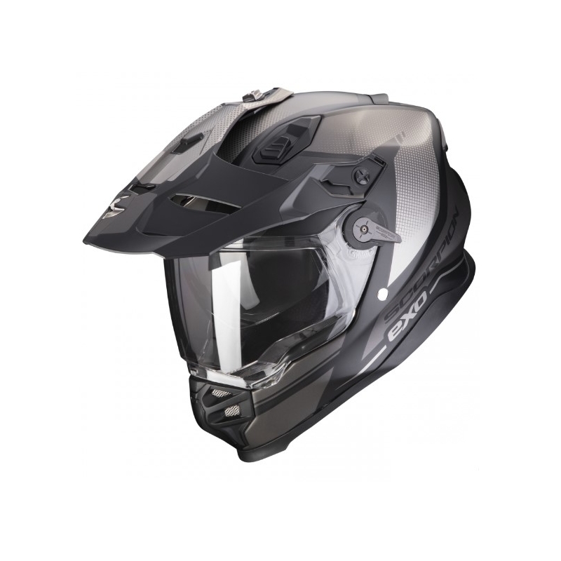 Enduro přilba na motorku SCORPION ADF-9000 AIR Trail černo-stříbrná