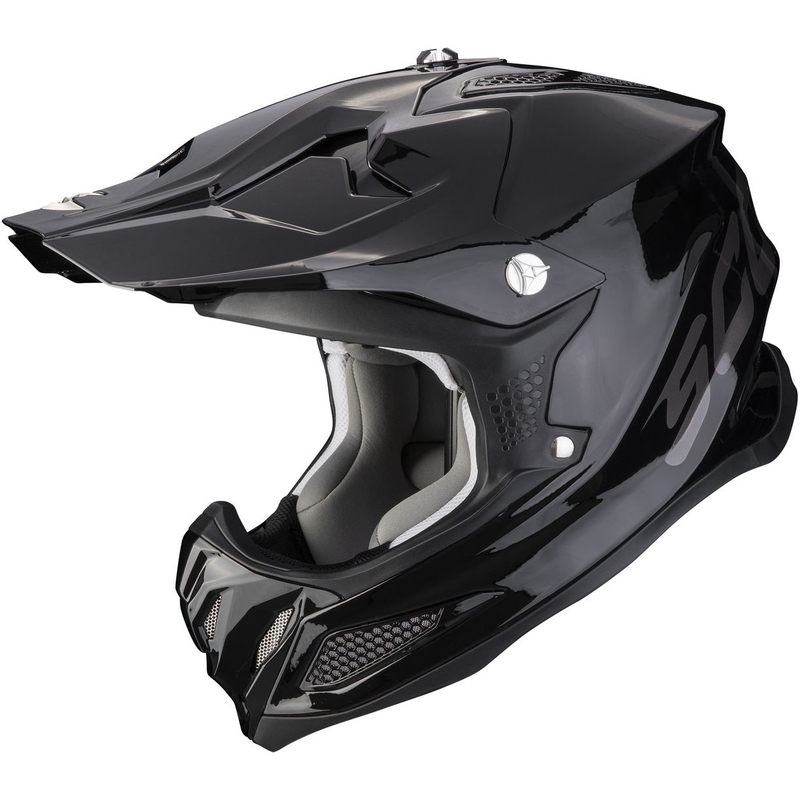 Motokrosa ķivere Scorpion VX-22 Air Solid melna