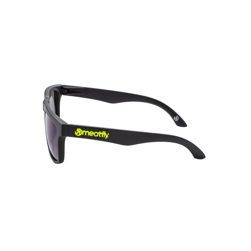 Meatfly Memphis melnas un zilas saulesbrilles