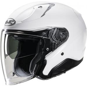 Atvērtā motociklu ķivere HJC RPHA 31 Solid pearl white