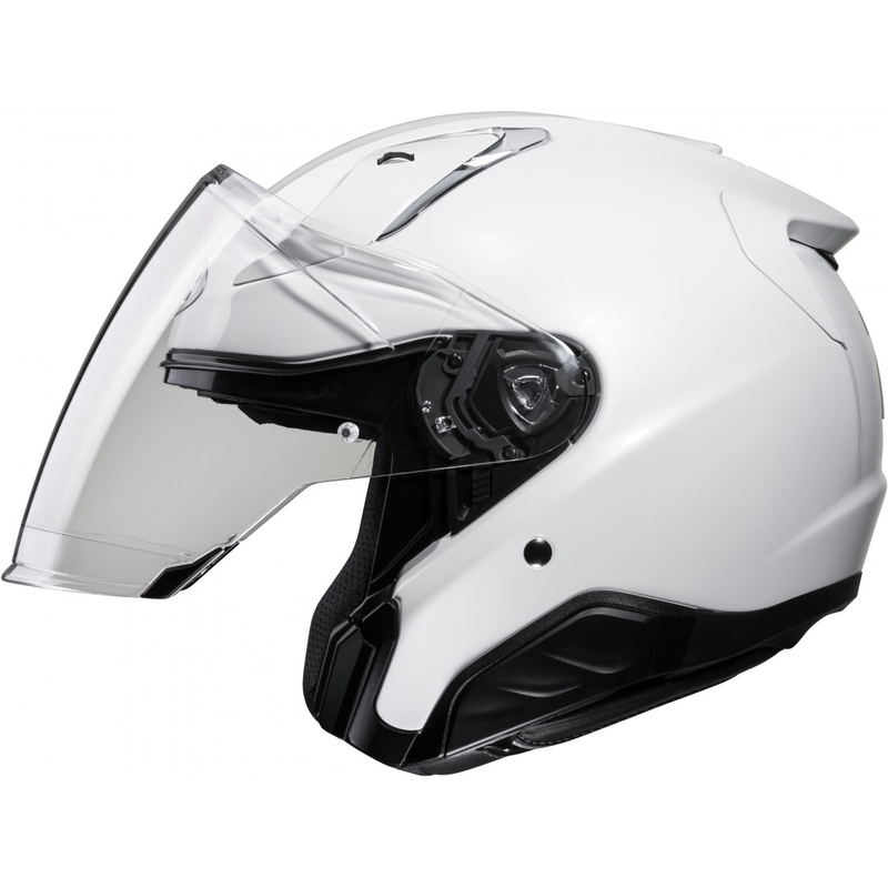 Atvērtā motociklu ķivere HJC RPHA 31 Solid pearl white