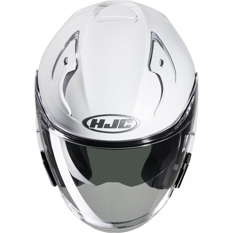 Atvērtā motociklu ķivere HJC RPHA 31 Solid pearl white