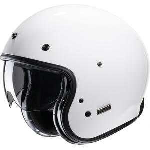 Atvērtā motociklu ķivere HJC V31 Solid white