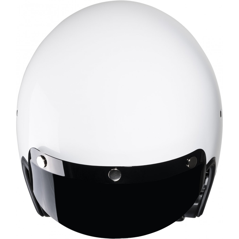 Atvērtā motociklu ķivere HJC V31 Solid white