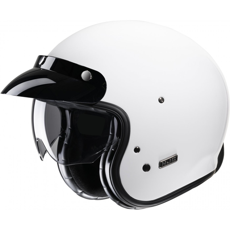 Atvērtā motociklu ķivere HJC V31 Solid white