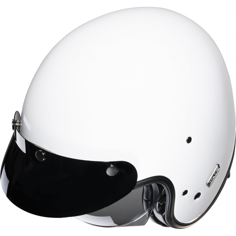 Atvērtā motociklu ķivere HJC V31 Solid white