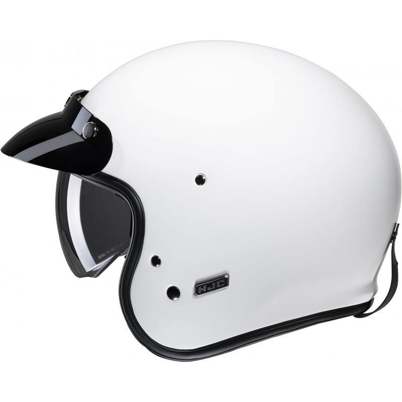 Atvērtā motociklu ķivere HJC V31 Solid white
