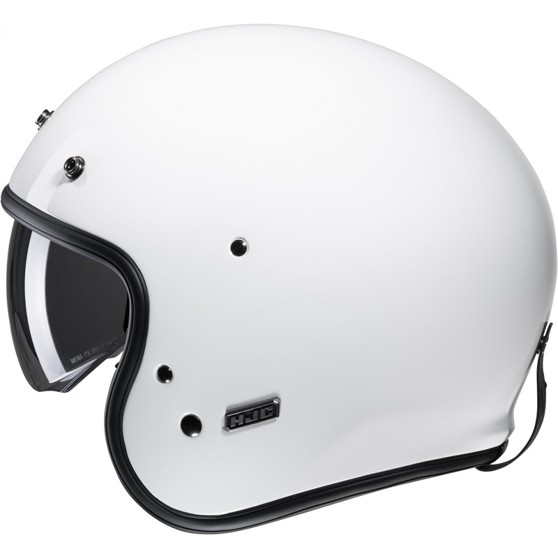 Atvērtā motociklu ķivere HJC V31 Solid white