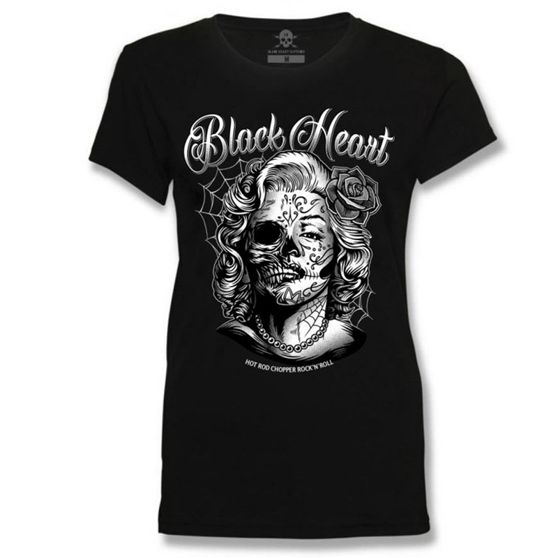 Sieviešu T-krekls Black Heart Dirty Queen