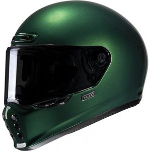 Integrēta motocikla ķivere HJC V10 Solid green