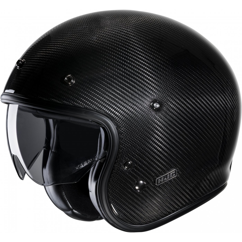 HJC V31 Carbon Open ķivere melna