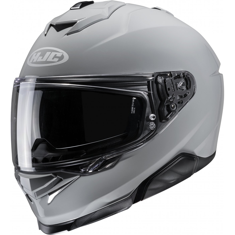 Integrēta motocikla ķivere HJC i71 Solid n. pelēka