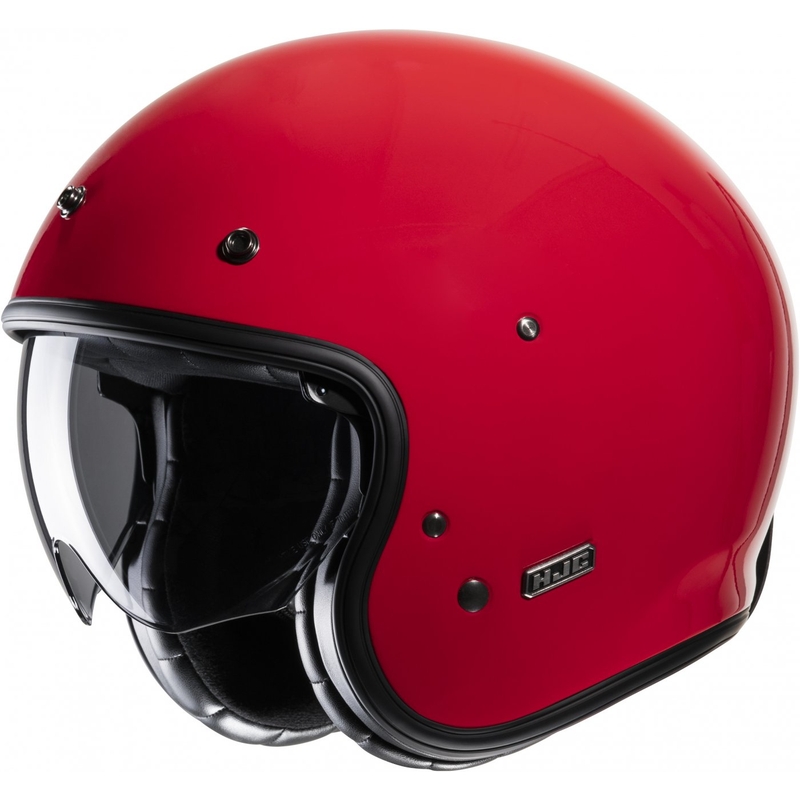 Atvērtā motociklu ķivere HJC V31 Solid red