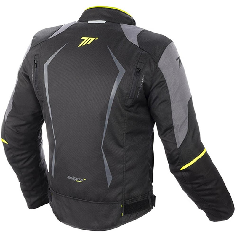 Motocikla jaka SEVENTY DEGREES SD-JR47 black-grey-fluo yellow