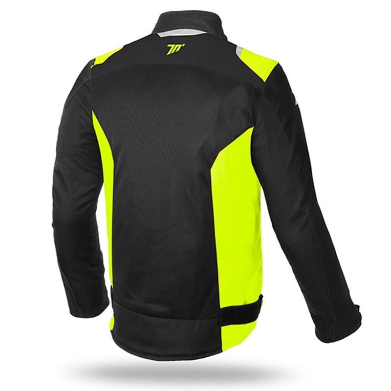 Motocikla jaka SEVENTY DEGREES SD-JR48 black-fluo yellow