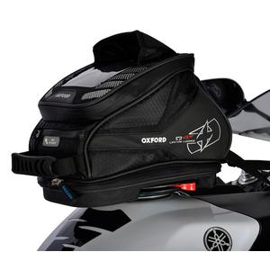 Somiņa motociklam Oxford Q4R QR melnā krāsā