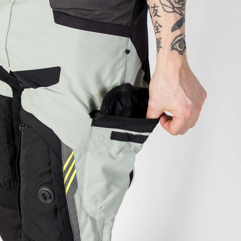 Rebelhorn Patrol Grey-Black-Fluo Yellow motocikla bikses izpārdošana