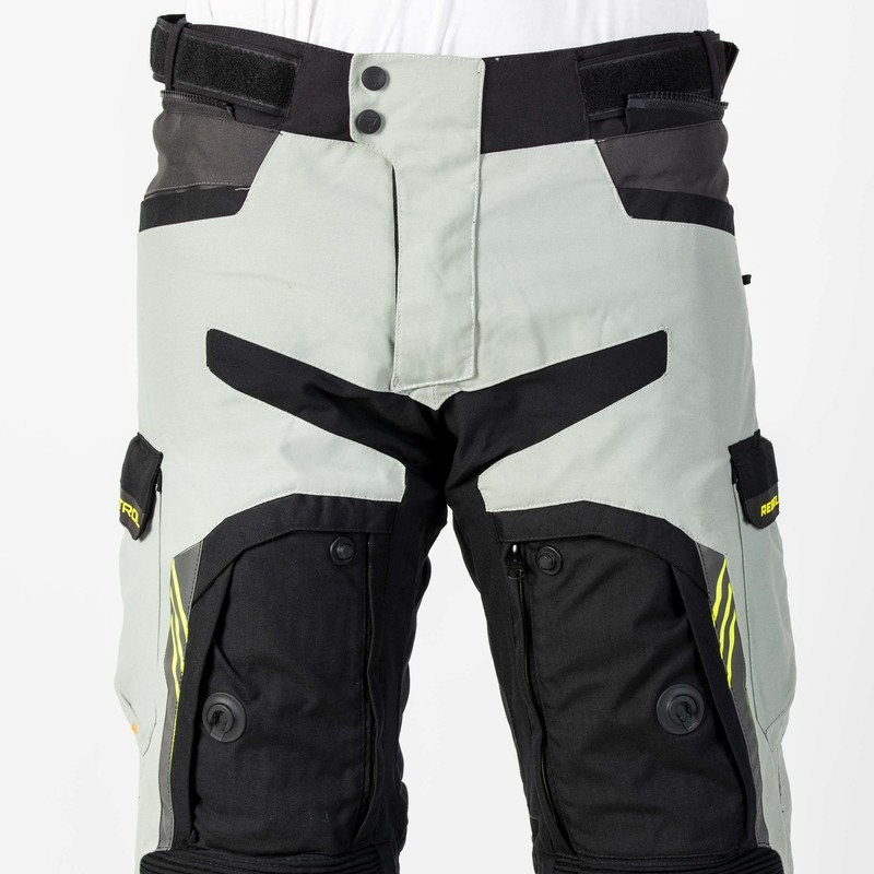 Rebelhorn Patrol Grey-Black-Fluo Yellow motocikla bikses izpārdošana