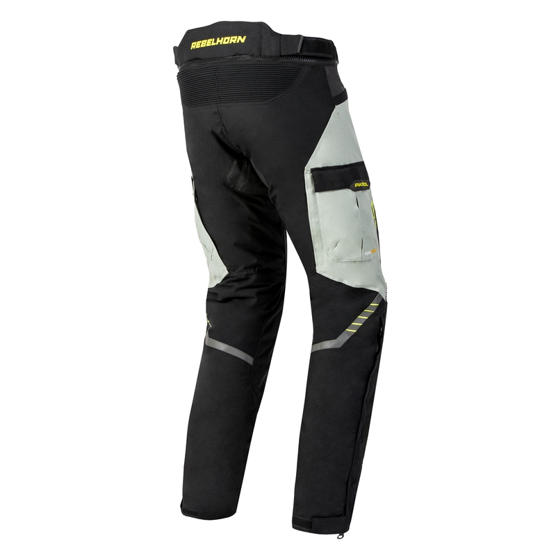 Rebelhorn Patrol Grey-Black-Fluo Yellow motocikla bikses izpārdošana