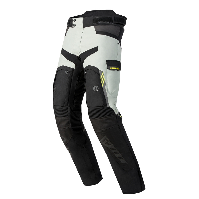 Rebelhorn Patrol Grey-Black-Fluo Yellow motocikla bikses izpārdošana