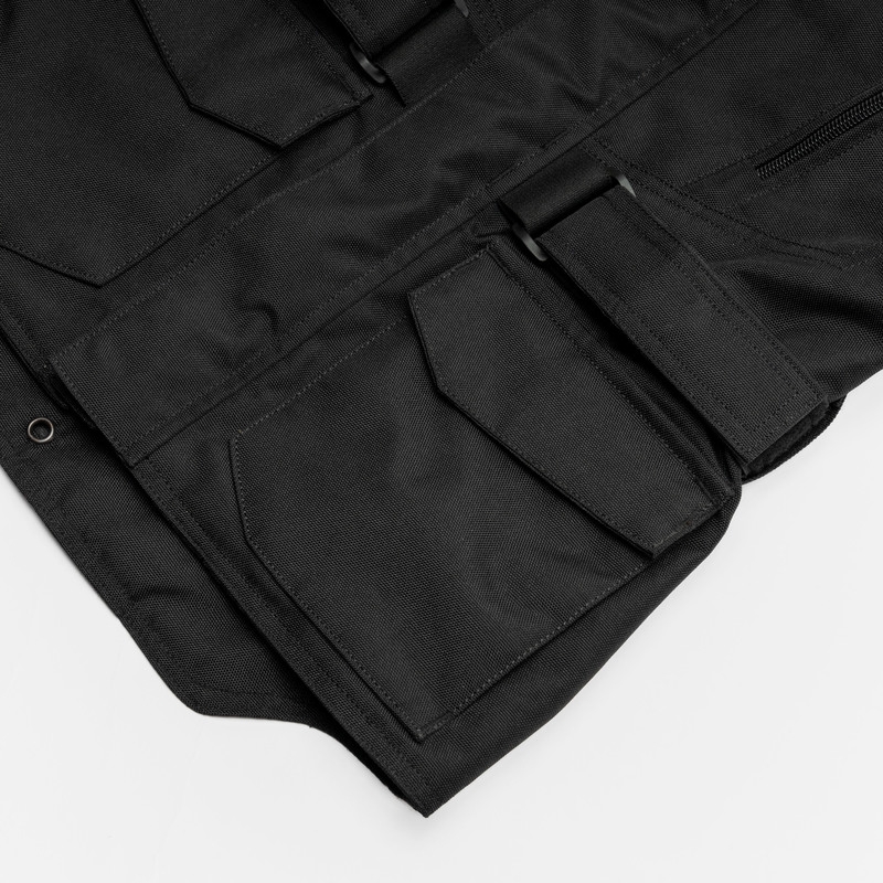 Bērnu motocikla jaka Ozone Sahara melna