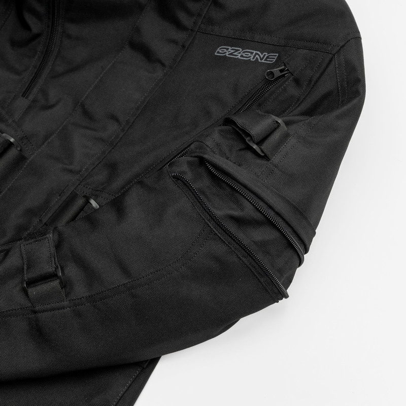 Bērnu motocikla jaka Ozone Sahara melna