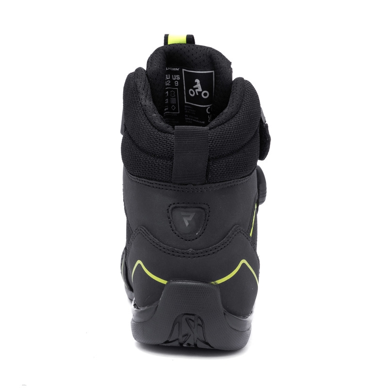 Motocikla zābaki Rebelhorn Spark II black-fluo yellow