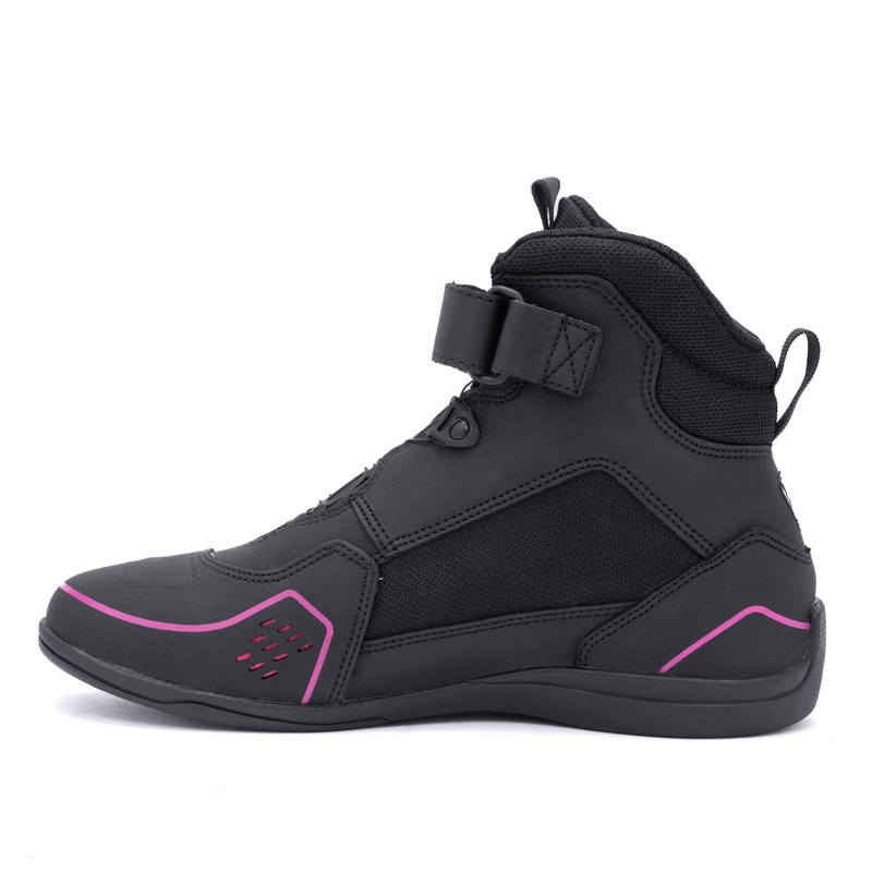 Sieviešu Rebelhorn Spark II Black and Pink Motociklu zābaki