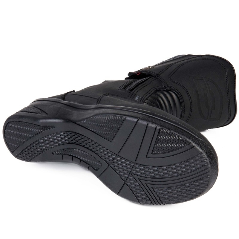 Sieviešu Ozone Rapid Black Matte motociklu zābaki