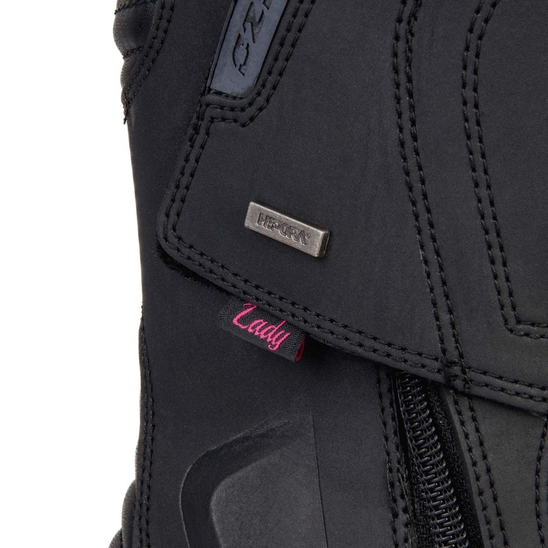 Sieviešu Ozone Rapid Black Matte motociklu zābaki