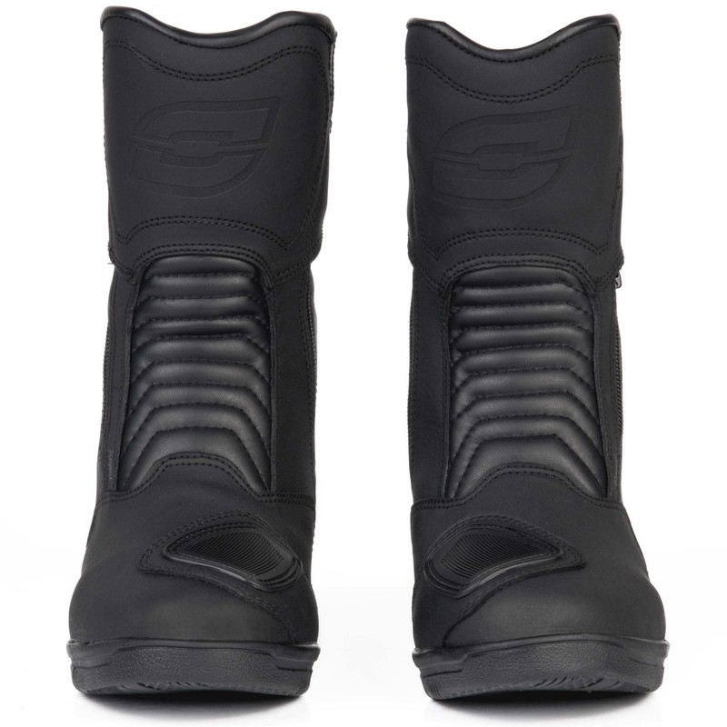 Sieviešu Ozone Rapid Black Matte motociklu zābaki