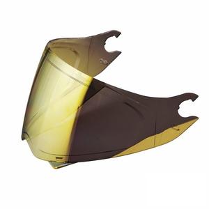 Plexi Scorpion COVERT FX KDS-F-01 ķiveres spogulis zelta krāsā