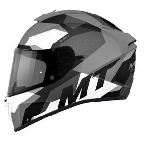 MT Blade 2 SV Fade B0 melns-pelēks-balts integrālā motocikla ķivere