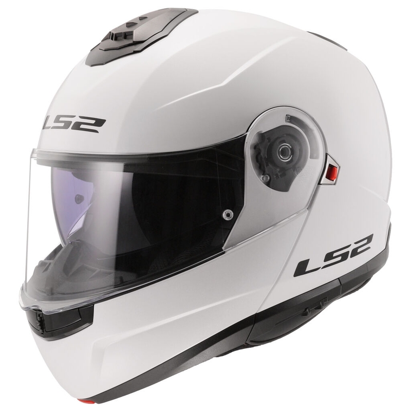 Flip-up ķivere LS2 FF908 Strobe II balta spīdīga