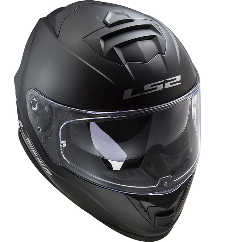 LS2 FF800 Storm II Solid Matte Black Integrālā motociklu ķivere