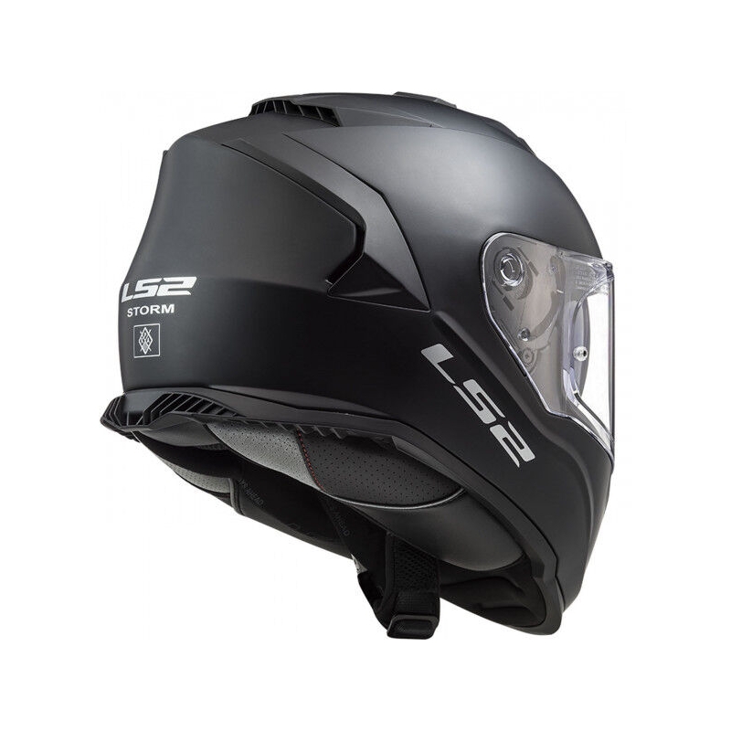 LS2 FF800 Storm II Solid Matte Black Integrālā motociklu ķivere
